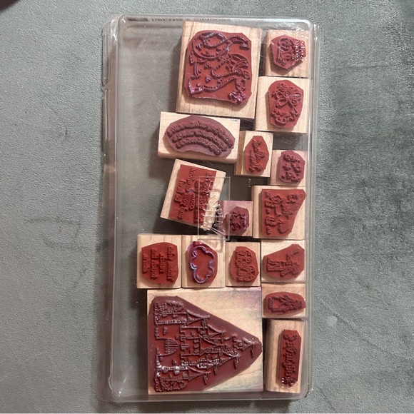 Stampin’ Up! 1996 16-pc wood stamps set - Dreams & Dragons - Picture 4 of 6